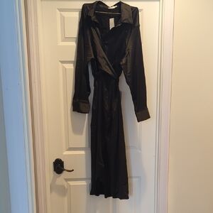 Elegant Black Wrap Dress